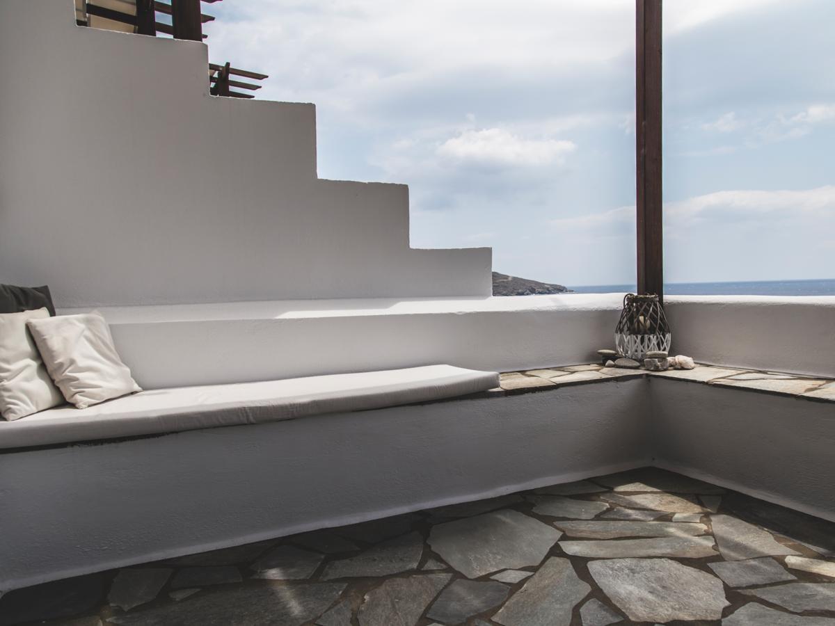 Meltemi Tinos Aparthotel Agios Romanos Buitenkant foto