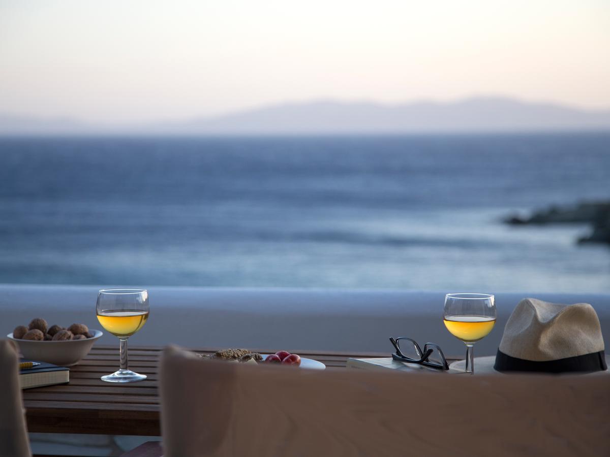 Meltemi Tinos Aparthotel Agios Romanos Buitenkant foto