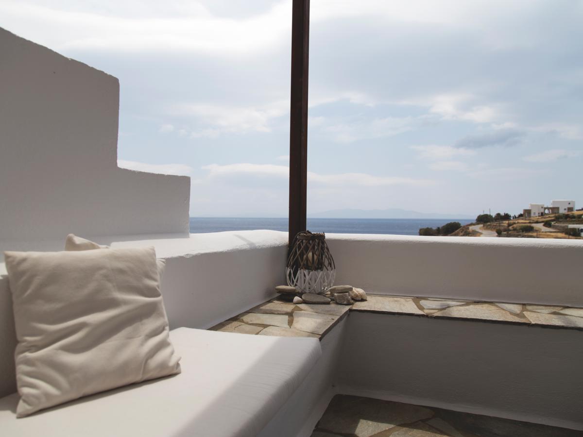 Meltemi Tinos Aparthotel Agios Romanos Buitenkant foto