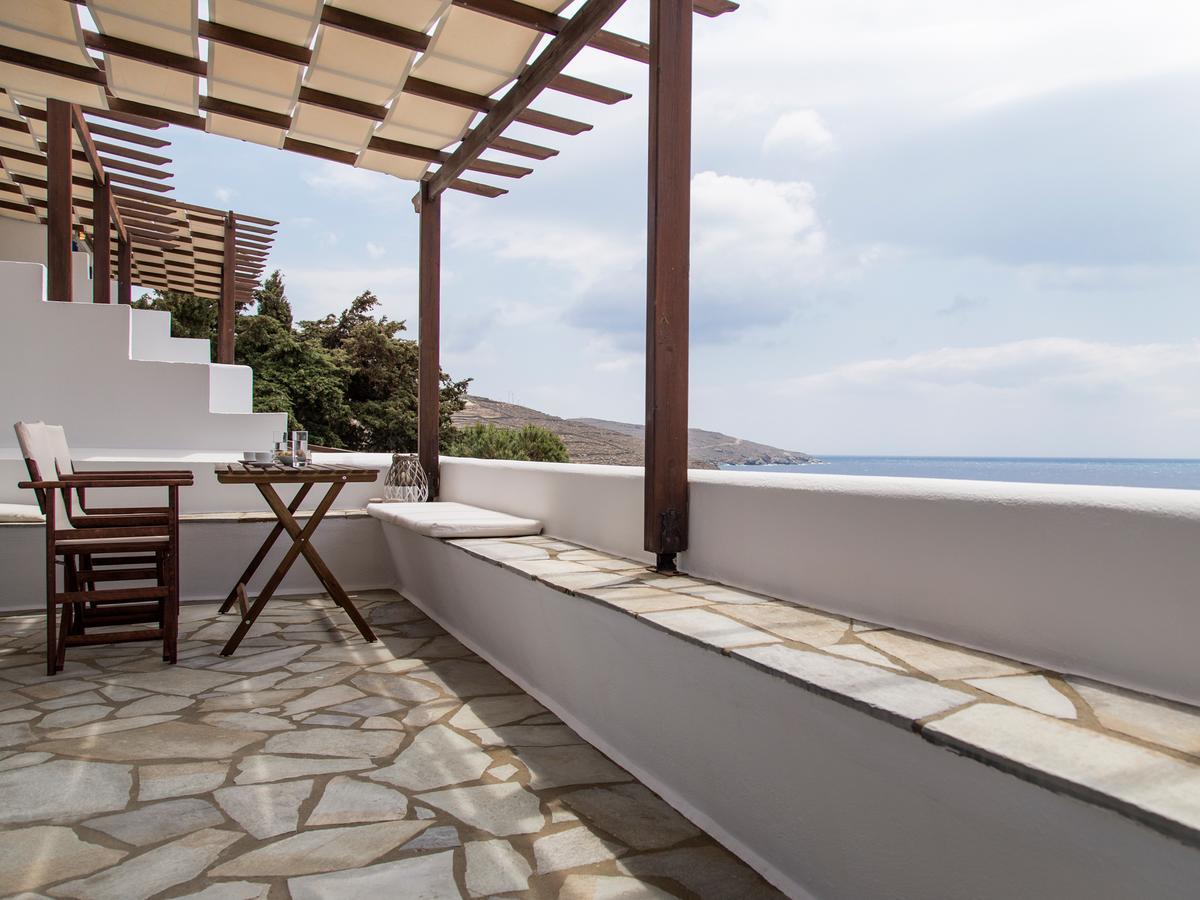 Meltemi Tinos Aparthotel Agios Romanos Buitenkant foto