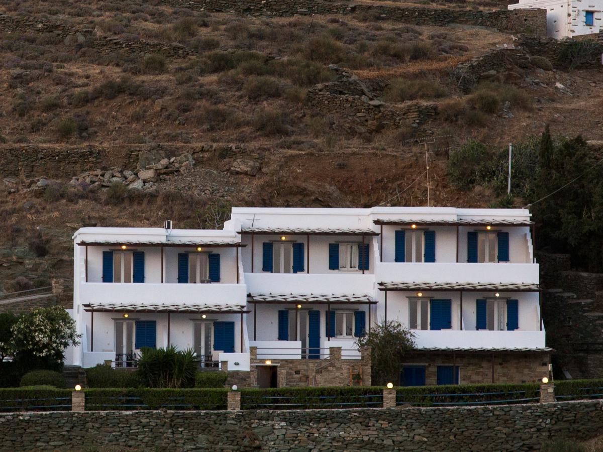 Meltemi Tinos Aparthotel Agios Romanos Buitenkant foto