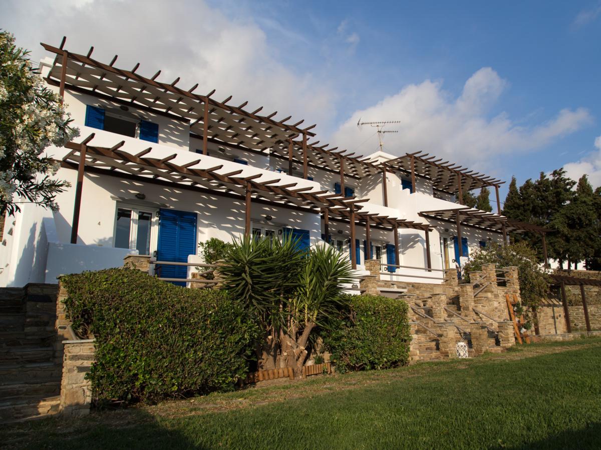 Meltemi Tinos Aparthotel Agios Romanos Buitenkant foto